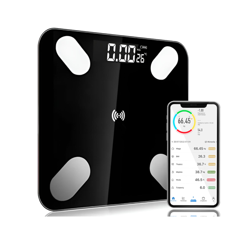 Elektroniczna waga łazienkowa Bluetooth z aplikacją